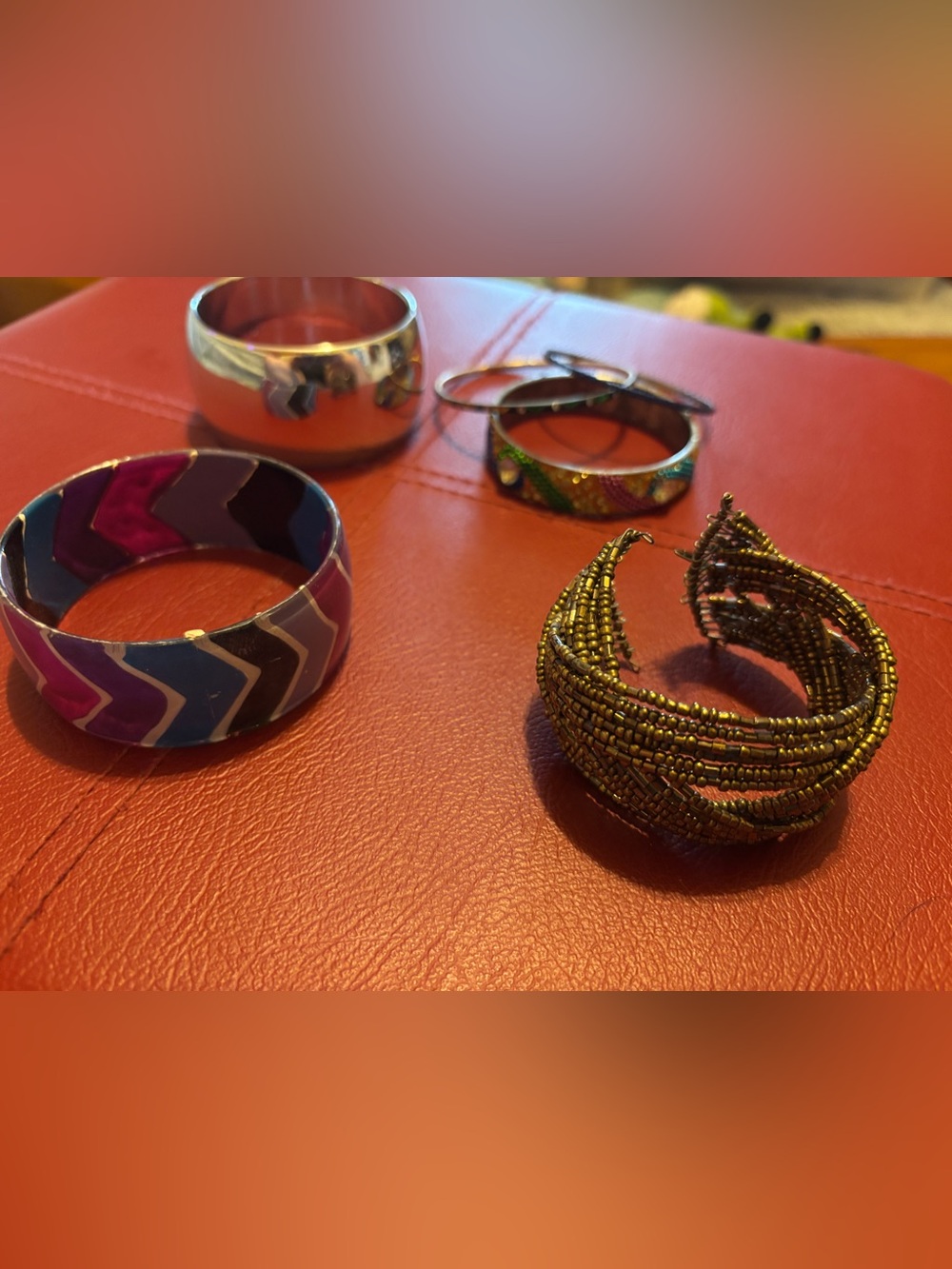 ✨Assorted Multicolor Bangle Bracelets - Picture 2 of 3